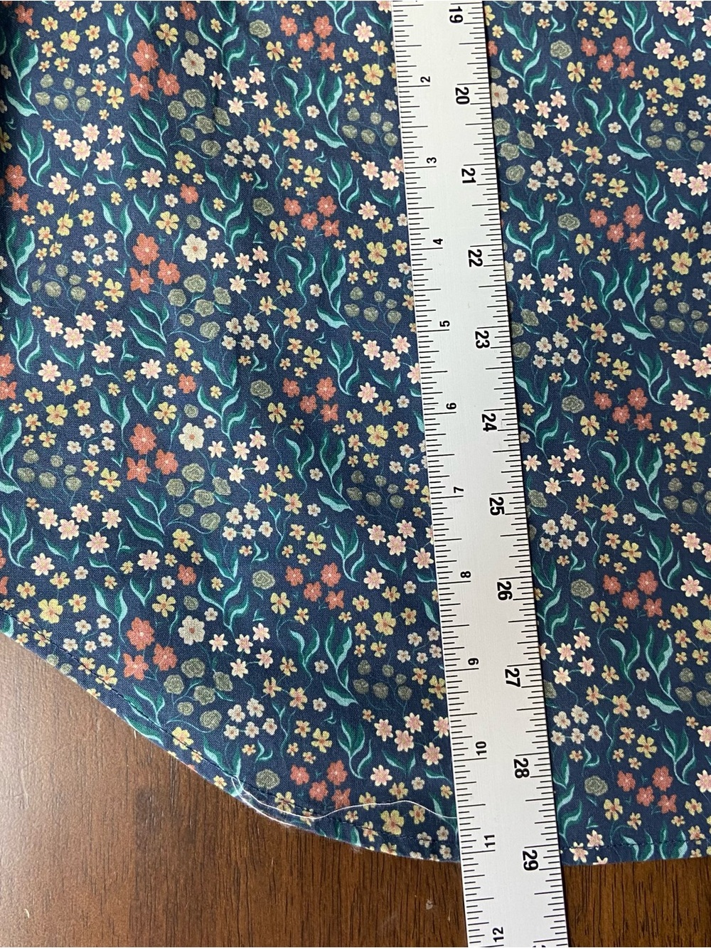 Bonobos Riviera Short Sleeve Button Shirt Mens Medium Slim Fit Blue Floral - Picture 9 of 9